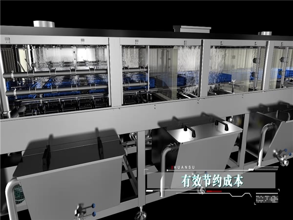周轉(zhuǎn)箱清洗機(jī)，塑料盤筐清洗機(jī)，水果筐清洗機(jī)，價(jià)格采購(gòu)