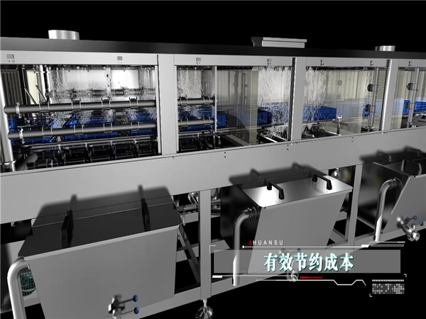 周轉(zhuǎn)箱清洗機(jī)，塑料盤筐清洗機(jī)，水果筐清洗機(jī)，價(jià)格采購(gòu)
