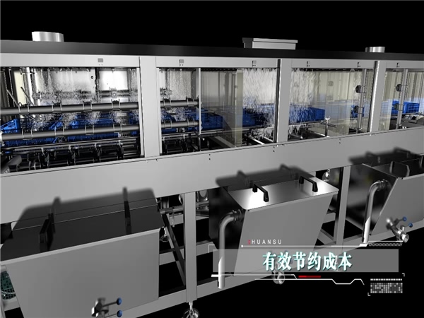 大型洗筐機(jī)，塑料筐清洗機(jī)，周轉(zhuǎn)箱清洗機(jī)