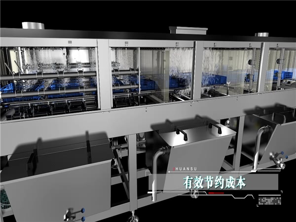 大型洗筐機(jī)，塑料筐清洗機(jī)，周轉(zhuǎn)箱清洗機(jī)